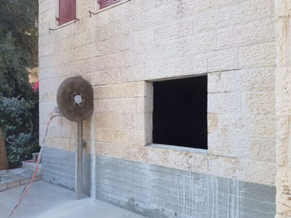 ניסור בטון בירושלים - תמונה של עבודה